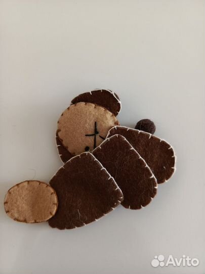 Аппликация на одежду собачка