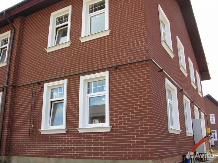 Кирпич клинкерный темно-красный Эдинбург лср