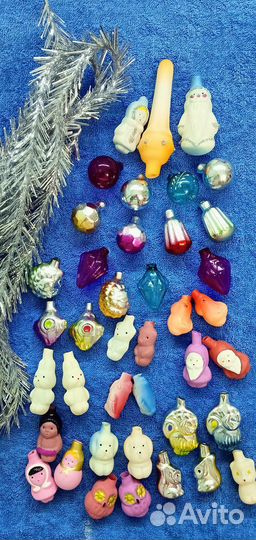 Елочные игрушки СССР набор малютка