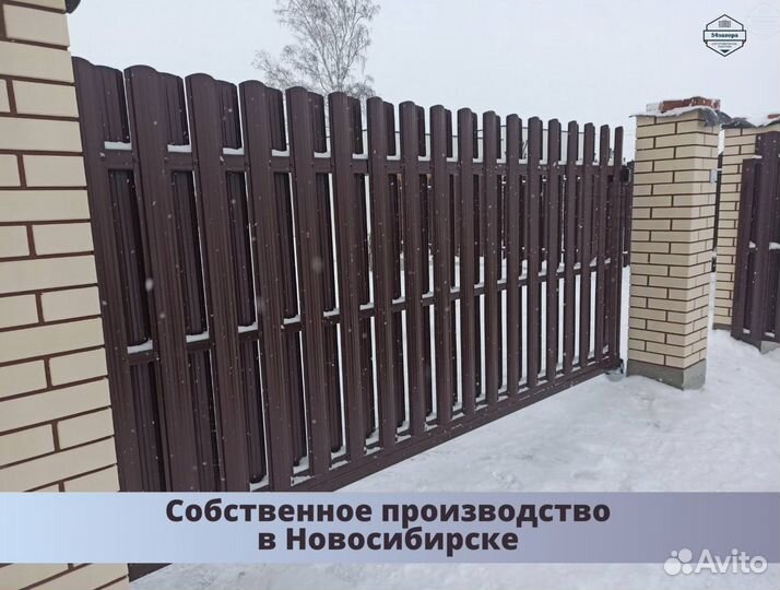 Откатные и раздвижные ворота. Под ключ за 3 дня