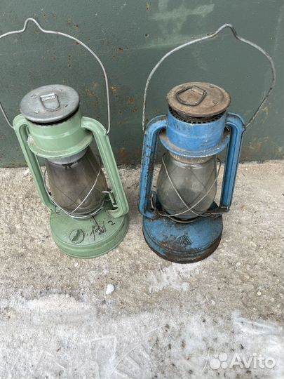 Лампы керосиновые, летучая мышь