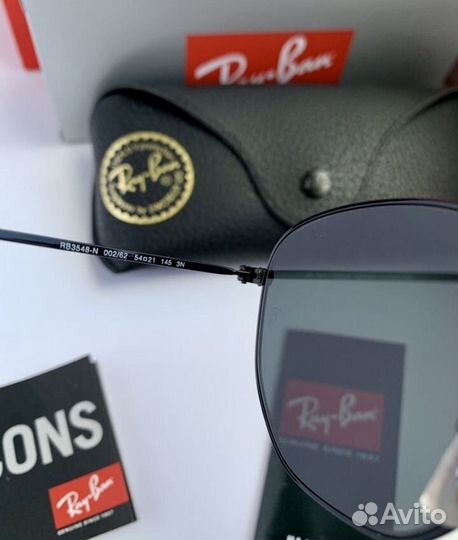 Очки ray ban hexagonal 54 черные