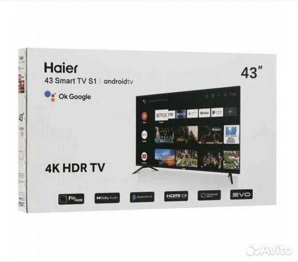 Телевизор Haier 43 SMART TV S1 4К