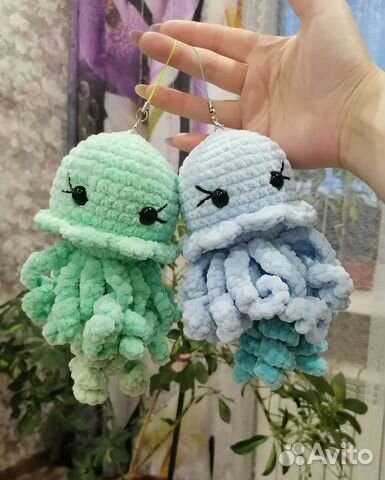 Плюшевая игрушка осминожка