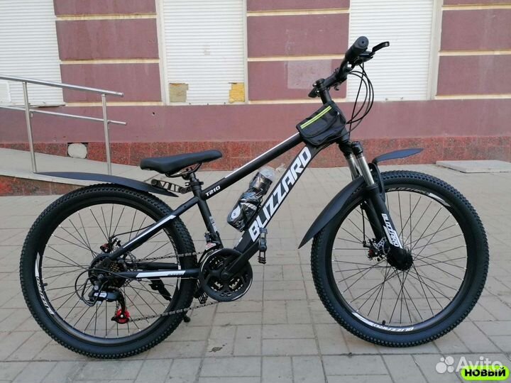 Горный подростковый велосипед Чёрный