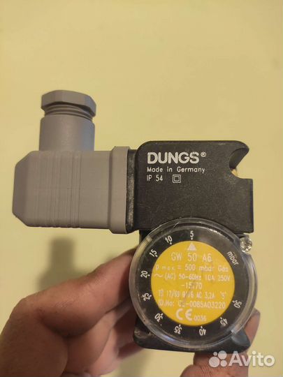 Реле давления газа Dungs