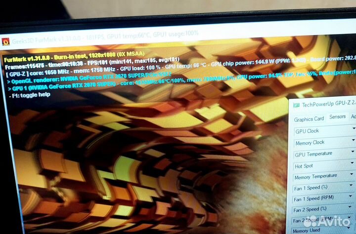 KFA2 RTX 2070 super EX - click OC 8GB gddr6