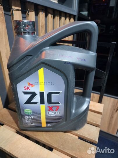 Масло ZIC X7 10W-40 synthetic