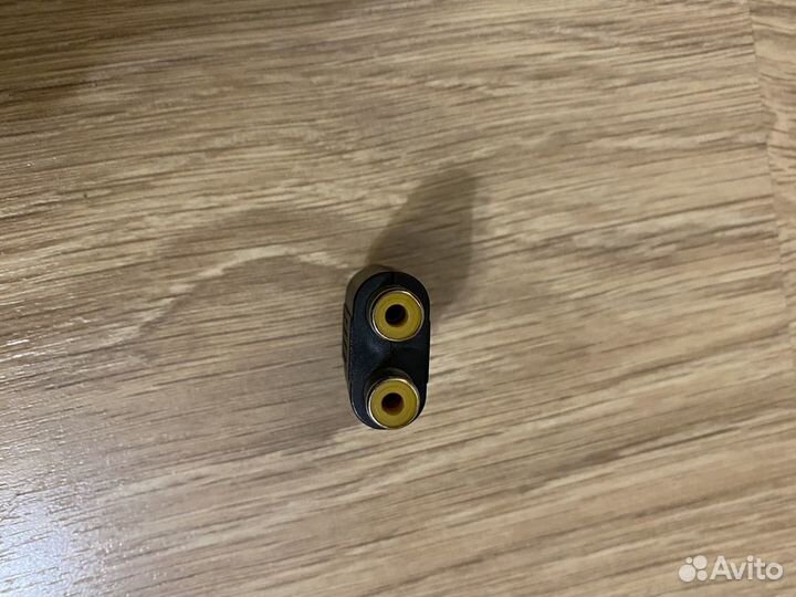 Переходник RCA (тюльпан) 2-RCA (тюльпан) 1