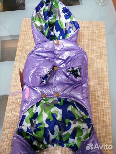 Комбинезон зимний для собаки новый