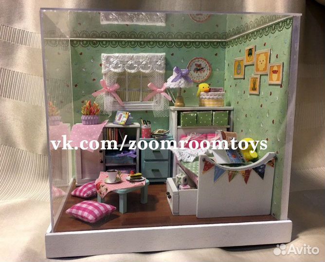 Готовый собранный румбокс миниатюра, для лол