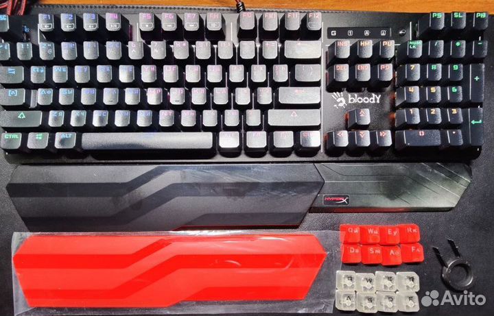 Клавиатура оптомехан. A4Tech Bloody B975 проводная