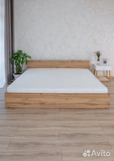 Кровать с матрасом 200 на 200 Парма