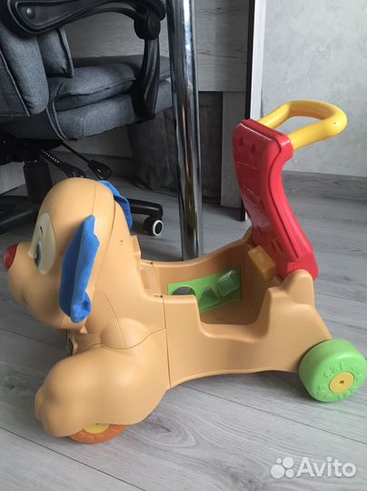 Ходунки каталка fisher-price щенок