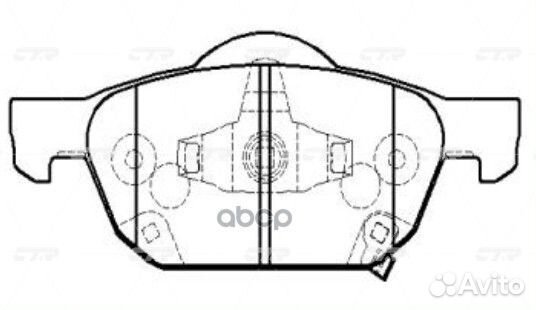 Колодки GK0398 CTR