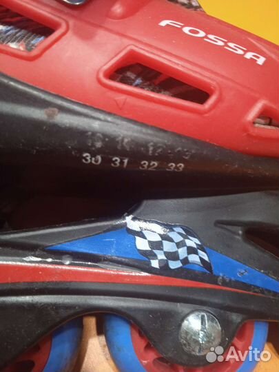 Роликовые коньки детские раздвижные 30-33