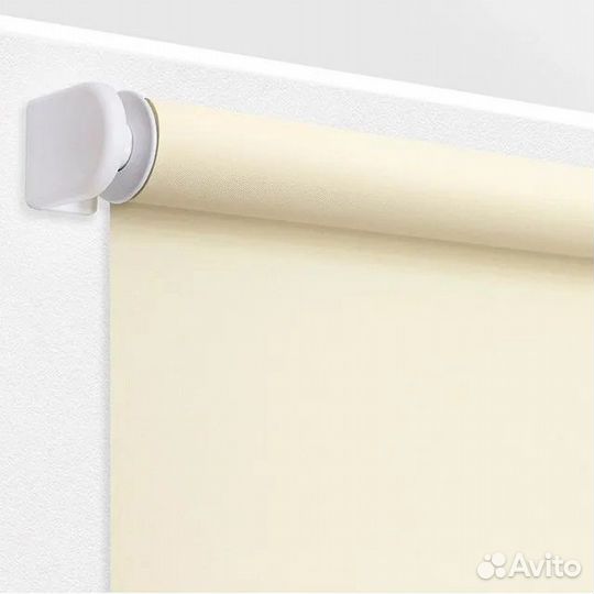 Рулонные шторы Плайн сливочный 52 см