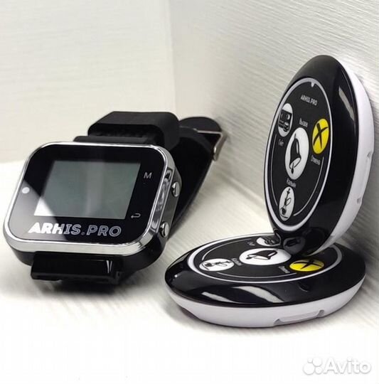 Кнопка вызова официант/кальян с часами-пейджер