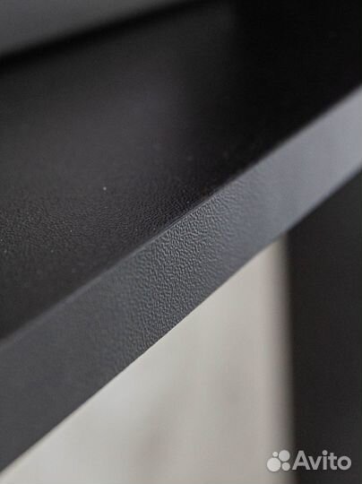 Настенный полки чёрные 2 шт