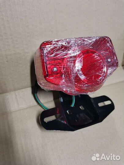 Задний фонарь для мопеда Альфа/Дельта в сборе