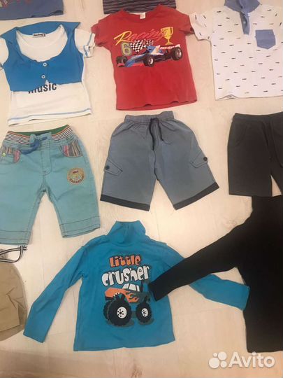 Вещи пакетом на мальчика от 2 до 5 лет