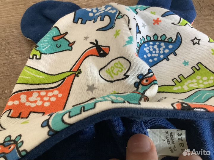 Шапка на младенца летняя 35-38