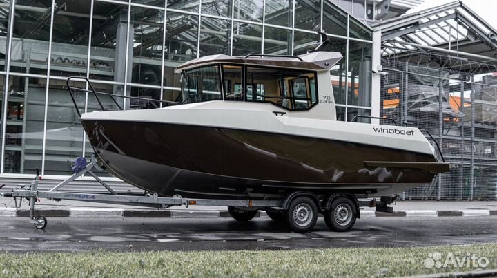 Алюминиевый кабинный катер Windboat 7.0 Cabin
