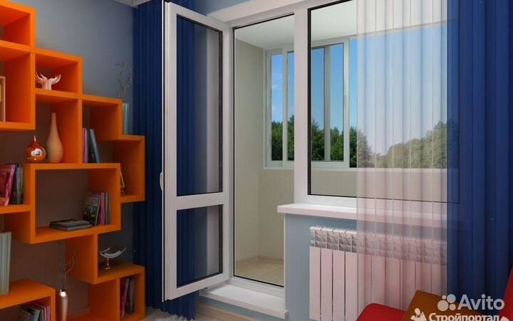 Выход на балкон в рассрочку