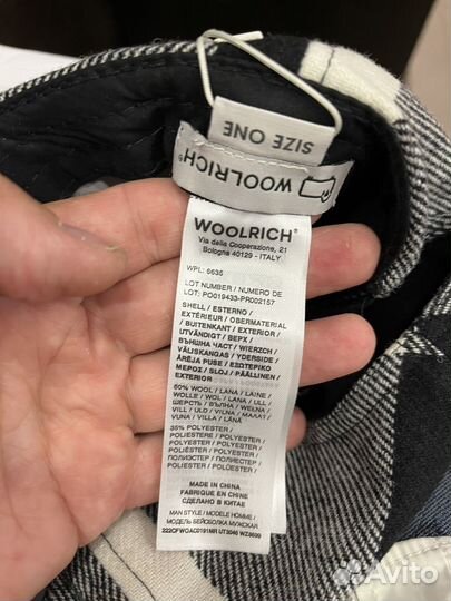 Бейсболка Woolrich(Италия),оригинал