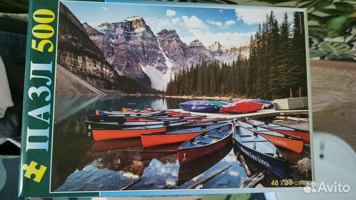 Пазлы 500 и 1000 - 4 шт