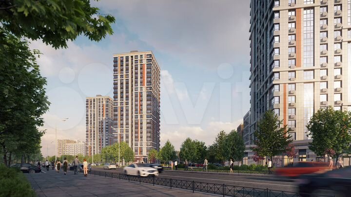 1-к. квартира, 43,4 м², 2/13 эт.