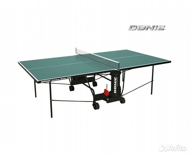 Теннисный стол donic outdoor roller 600 green