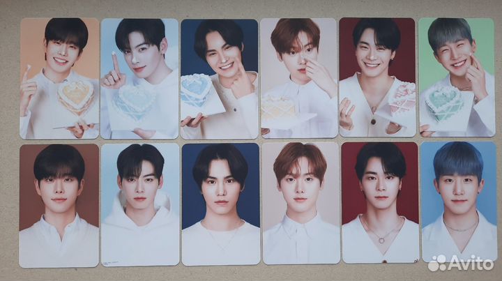 Kpop неоф карточки с astro, Ча Ын У и Мунбин