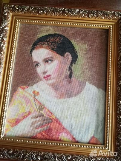 Остатки набора для вышивания золотое руно