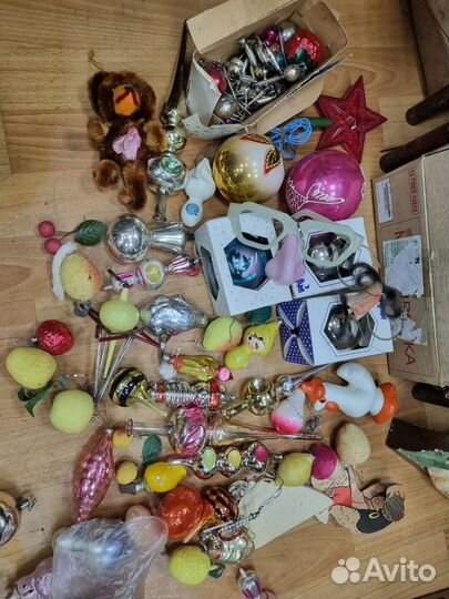 Елочные игрушки СССР