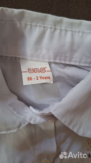 Рубашка для девочки 86