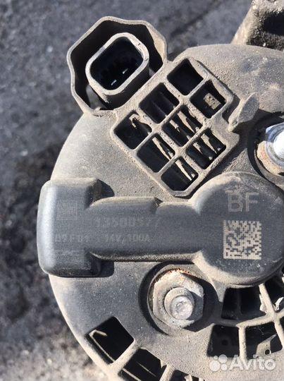 Генератор шевроле круз опель