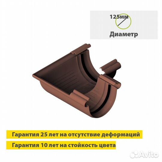 Угол желоба 90 Альта-Профиль 