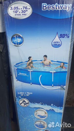 Бассейн каркасный 305 76 Bestway