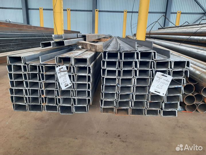 Швеллер гнутый 120х50х3 длина 12м Ст3