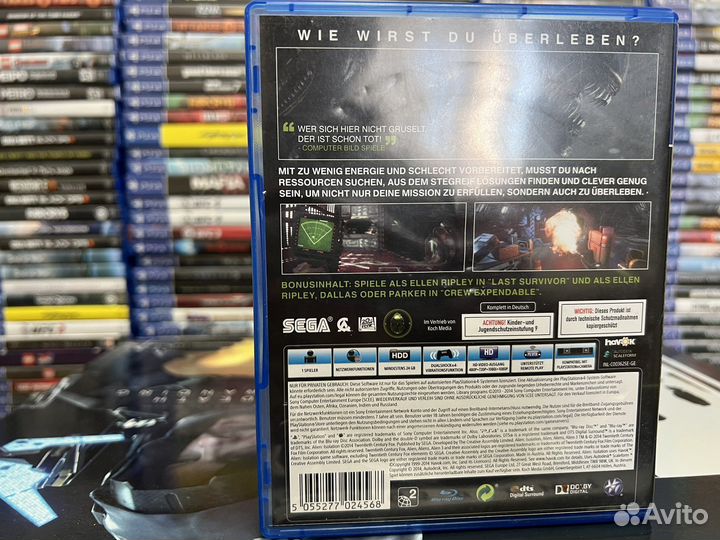 Диск Alien: Isolation PS4