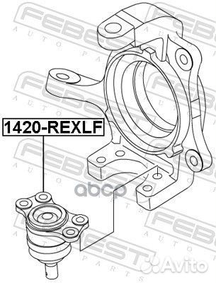 Опора шаровая ssangyong kyron 05-15 1420-rexlf