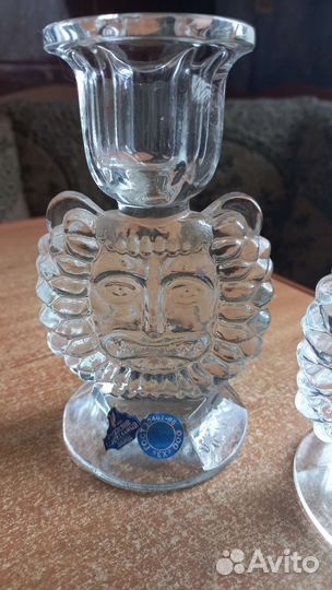 Подсвечник хрустальный СССР