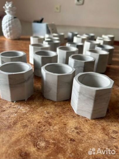 Кашпо из гипса