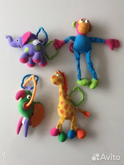 Детский игровой коврик зоосад tinylove