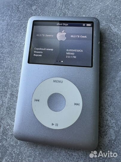 Плеер Apple iPod Classic 7gen 120gb