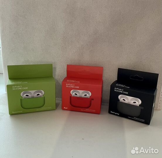 Чехол для наушников airpods 2, pro, 3