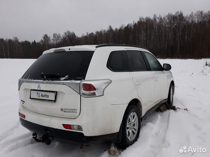 Mitsubishi Outlander 2.4 CVT, 2014, 155 000 км