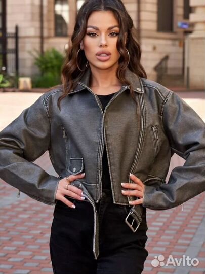 Кожаная куртка косуха