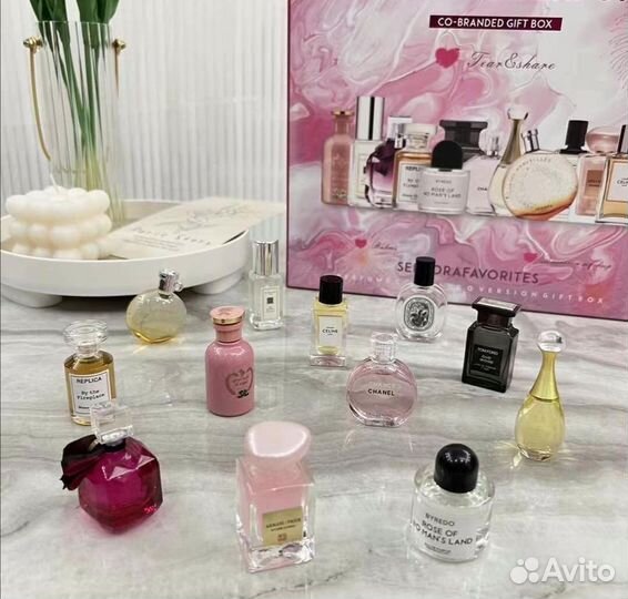 Аромасет 12 женских миниатюр люксовых брендов